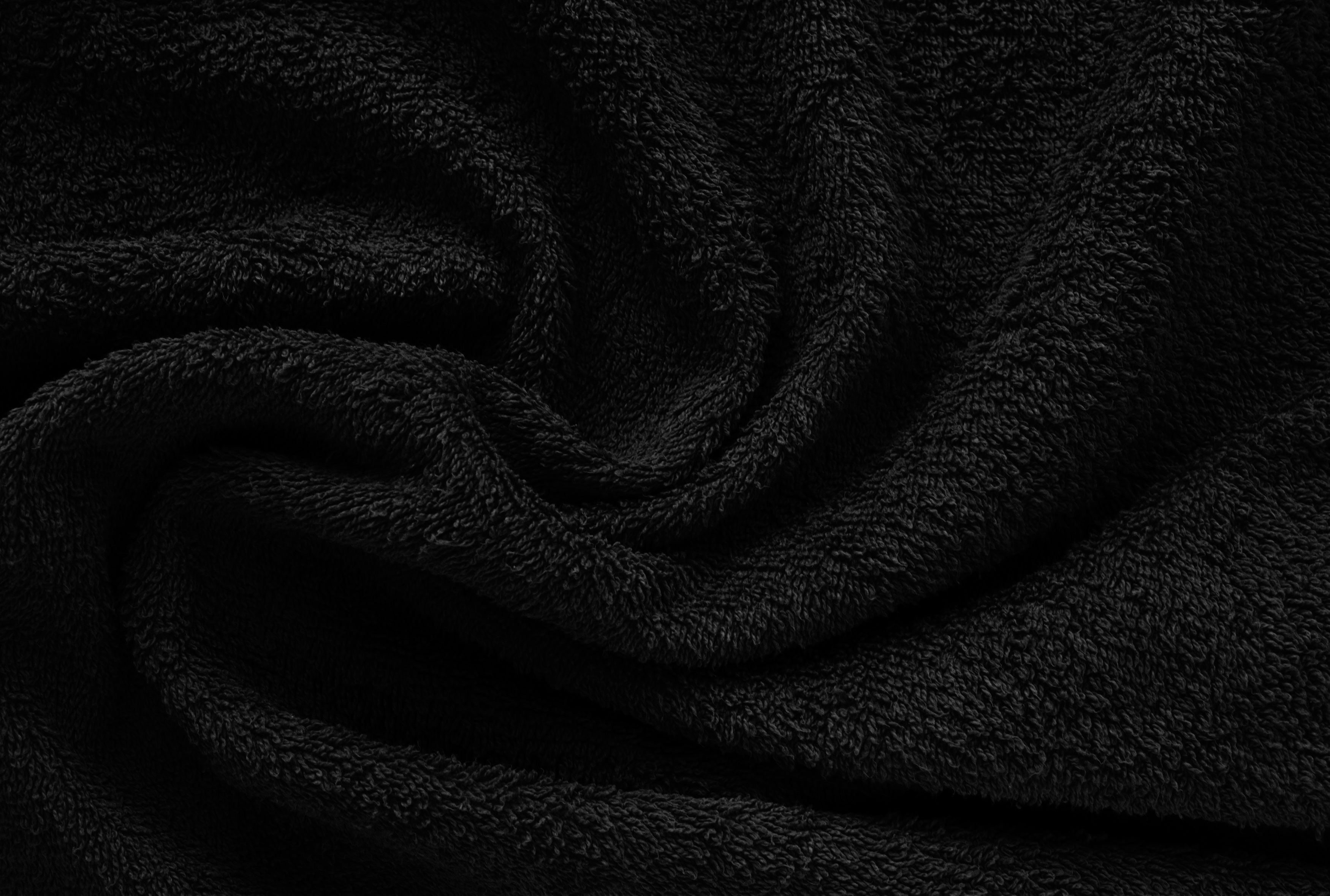 Eisenbär Handtuch Schwarz 140x70cm